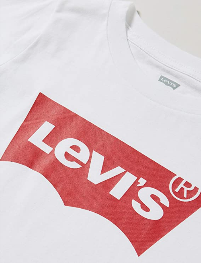 Levi&#39;s Kids girls&#39; t-shirt LVG Light Bright Cropped Tee 4E0220 001 white