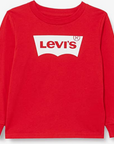 Levi's Kids T-shirt da bambino manica lunga Batwing Tee 8E8646-R6W red