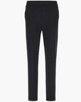 Freddy Stretch jersey trousers with fake zip and straight bottom S3WSLP12 N black 