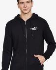 Puma Unisex adult hoodie ESS Small Logo FZ Hoodie TR 586704 01 black