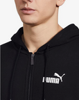 Puma Unisex adult hoodie ESS Small Logo FZ Hoodie TR 586704 01 black