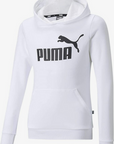 Puma Girl's sweatshirt with hood and Logo Ess TR G 587030-02 white