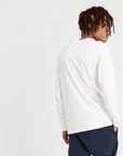 Nike T-shirt manica lunga a uomo Club Sportwear AR5193-100 white
