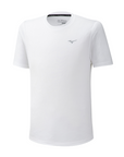 Mizuno Men's short sleeve t-shirt in Impulse Tee technical fabric J2GA7519 01 white