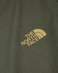 The North Face maglietta manica corta da uomo Red Box Cel NF0A7X1KRV41 verde-kaki