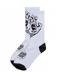 Santa Cruz leisure socks Screaming Hand Mono Socks SCA-SCK-0131 white