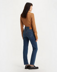 Levi's women's high-waisted straight jeans trousers 724™ 18883-0207 dark indigo-blue