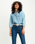 Levi's Western Essential women's denim shirt 16786-0001 cool out-blue