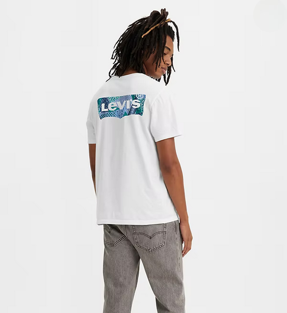 Levi&#39;s Short sleeve T-shirt with Classic graphics 22491-1195 white 