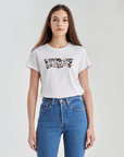 Levi's short sleeve T-shirt with The Perfect Tee logo Classic 17369-2033 dark floral fill bright white