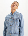 Levi's giacca in jeans da donna Jacket Trucker 299450100 denim all mine medium indigo