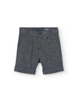 Boboli bermuda da bambino e ragazzo in denim 736040-2440 marinaio