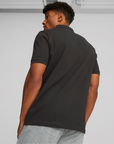 Puma Men's short sleeve polo shirt in cotton pique 586674-01 black