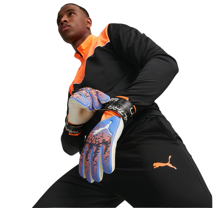 Puma goalkeeper glove Ultra Grip 3 RC 041816-05 ultra orange-blue glimm