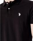 US Polo Assn. King short sleeve men's polo shirt 41029 65079 199 black