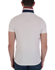 US Polo Assn Men's polo shirt short sleeve with contrasting back neck Kory 41029 65084 100 white