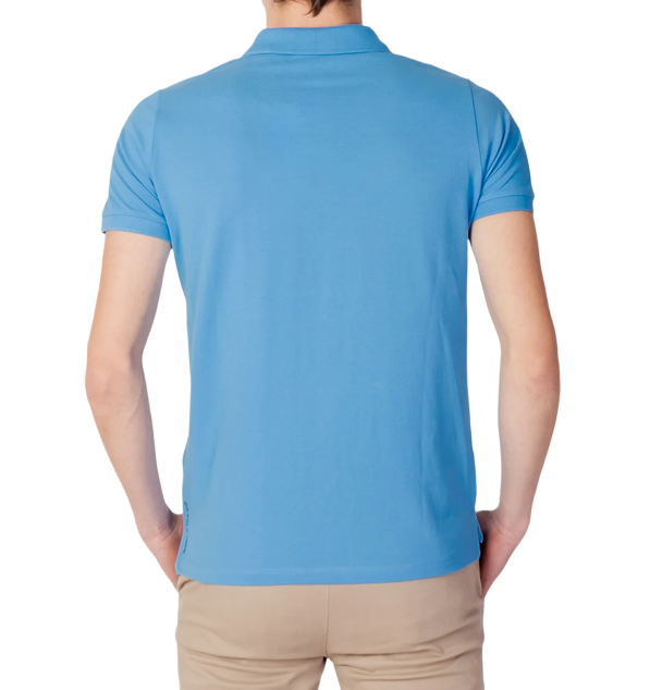US Polo Assn. King short sleeve men&#39;s polo shirt 41029 65079 130 pale blue
