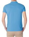 US Polo Assn. King short sleeve men's polo shirt 41029 65079 130 pale blue