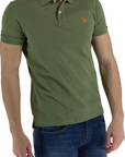 US Polo Assn. King short sleeve men's polo shirt 41029 65079 241 green