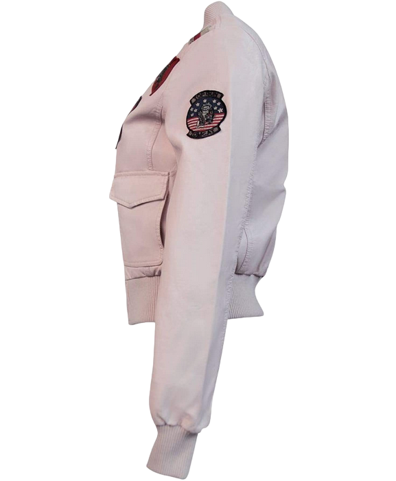 Top Gun Women&#39;s Bomber Jacket Hollywood 52003 52387 205 Pink