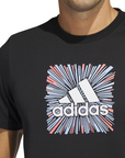 Adidas short sleeve men's T-shirt Logo Sportwear Graphic HS2533 black