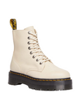 Dr. Martens stivale da donna PLatform Jadon III in pelle Pisa 26378292 parchment beige