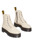 Dr. Martens stivale da donna PLatform Jadon III in pelle Pisa 26378292 parchment beige