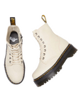 Dr. Martens stivale da donna PLatform Jadon III in pelle Pisa 26378292 parchment beige