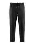 Bomboogie pantalone casual da uomo in lino Gang PMGANGTLCC 90 black