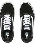 Vans sneakers shoe for boys in canvas and suede Ward VN0A38J9IJU1 black white