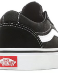 Vans sneakers shoe for boys in canvas and suede Ward VN0A38J9IJU1 black white