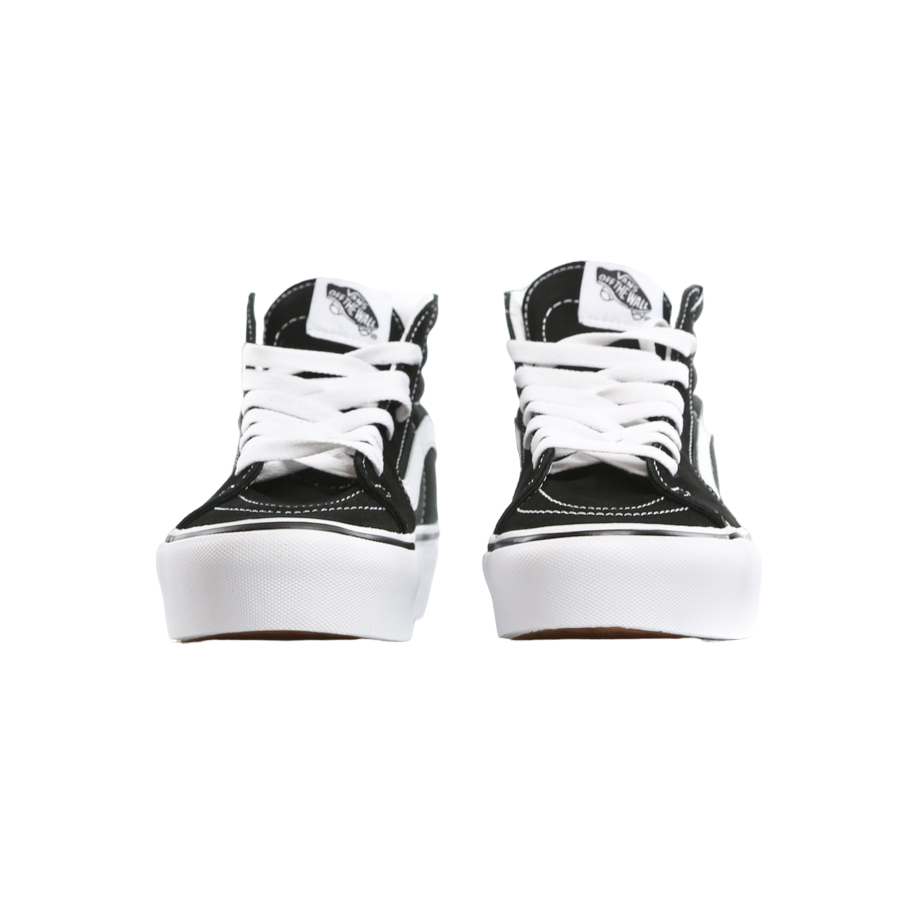 Vans women&#39;s high top sneakers with wedge Sk8-Hi Platform 2 VN0A3TKN6BT1 black-white