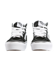 Vans scarpa sneakers alta da donna con zeppa Sk8-Hi Platform 2 VN0A3TKN6BT1 nero-bianco