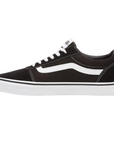 Vans men's sneakers shoe in canvas and suede leather Ward VN0A36EMC4R1 black-white