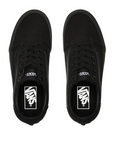Vans women's wedge sneakers shoe in black Ward VN0A3TLC1861 canvas