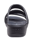 Crocs women's sandal Boca Sequin Strappy Wedge W 207645-BLK black