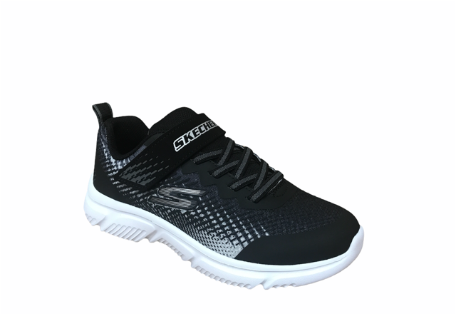 Skechers scarpa da corsa da bambino Go Run 650 Norvo 405035L/BKSL nero argento 1