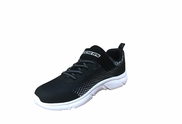 Skechers scarpa da corsa da bambino Go Run 650 Norvo 405035L/BKSL nero argento 2