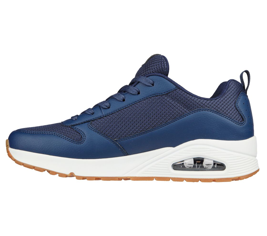 Skechers sneakers da uomo Uno Fastime 237016/NVY blu 2