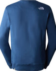The North Face Drew Peak Crew men's crewneck sweatshirt NF0AT1EHDC1 shady blue