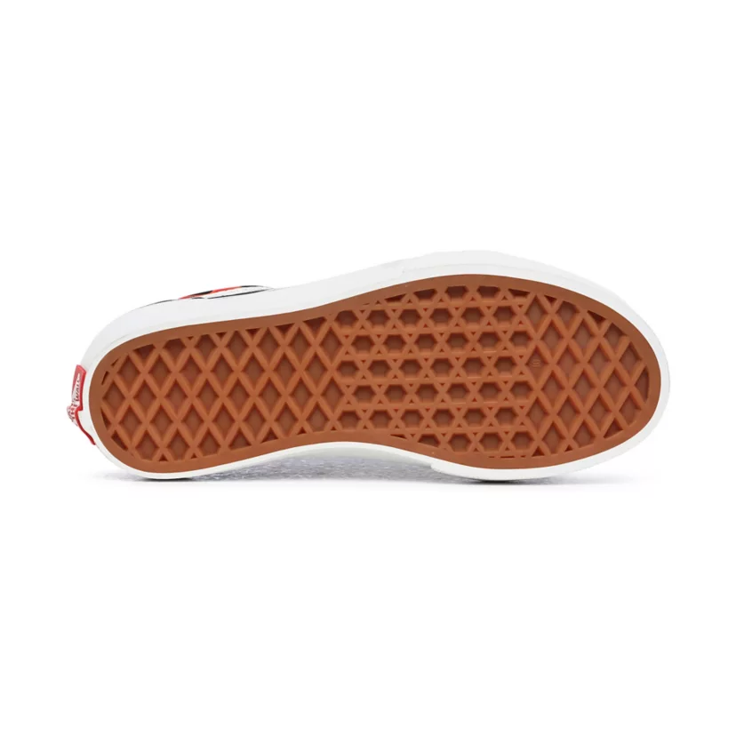 Vans scarpa sneakers da ragazzo Old Skool Flame VN0A5AOAXEY nero bianco fiamme 6
