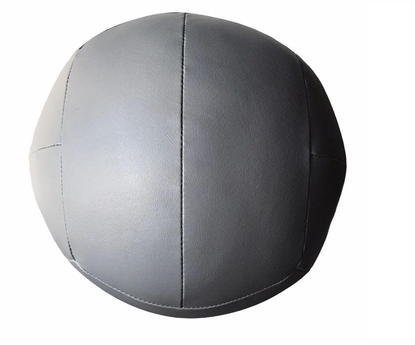 Wall Ball Toorx 3kg diametro 35cm nero-grigio per crossfit e functional training, modello AHF-224, vista posteriore