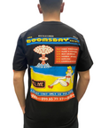 Doomsday Men's T-shirt with Teletex black print
