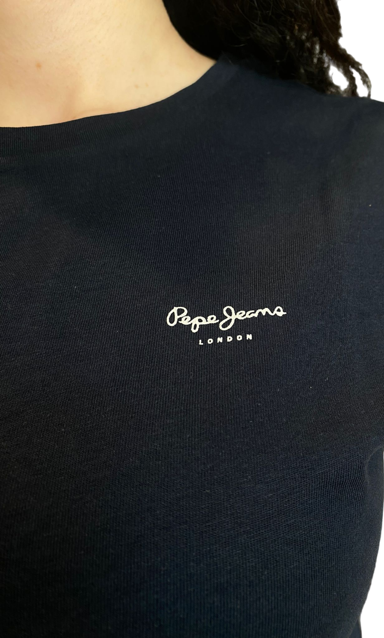 Pepe Jeans maglia manica corta cropped Bloom PL504821 594 dulwich