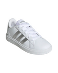 Adidas sneakers retrò tennis da ragazza GW6506 white-silver