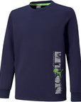 Puma Active Sport Crew TR B 589201 06 boys' crewneck sweatshirt blue