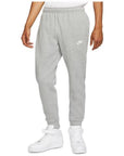 Nike Men's Jogger Pants with elasticated bottom Club Fleece BV2671 063 gray