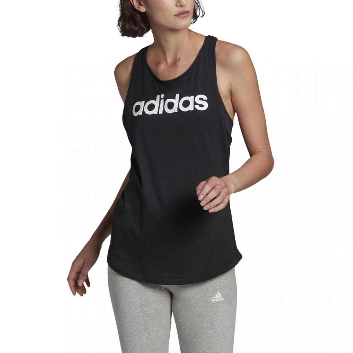 Adidas women&#39;s tank top Loungewear Essentials Loose Logo GL0566 black