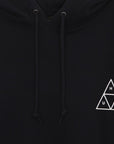 HUF Essentials Hoodie with Triple Triangle Logo PF00492 black 