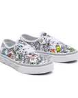Vans Authentic children's sneakers shoe, canvas upper to be designed as desired VN0A3UIVARE DIY white
